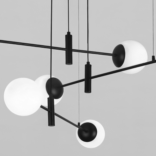 Подвесной светильник Eurosvet 70146/6 черный Smart