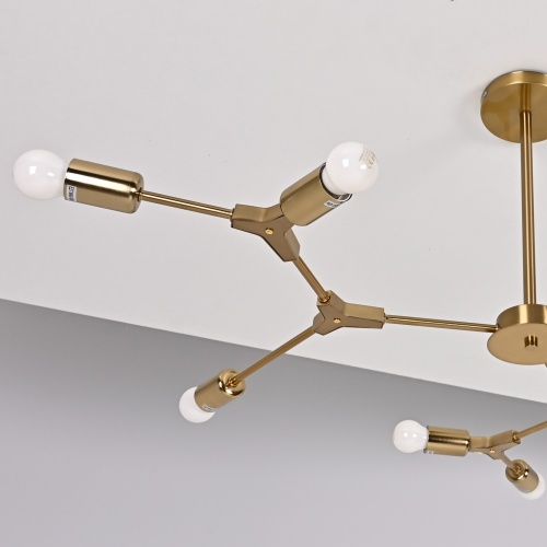 Люстра на штанге LATE D103 Gold 193584-26