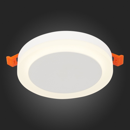 ST104.542.06 Светильник встраиваемый Белый LED 1*6W 4000K 468Lm Ra&gt;80 120° IP20 D110xH20 170-240V Встраиваемые светильники