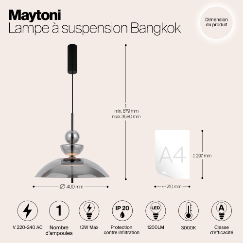 Подвесной светильник Maytoni MOD185PL-L6B3K6