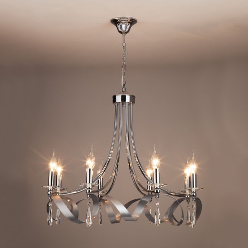 Подвесной светильник Eurosvet 60064/8 хром