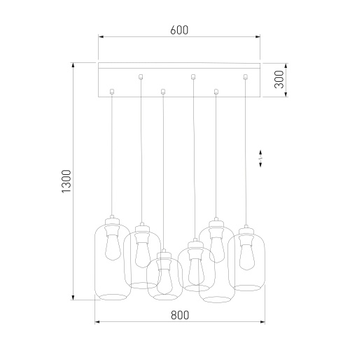 Подвесной светильник TK Lighting 3328 Marco Green
