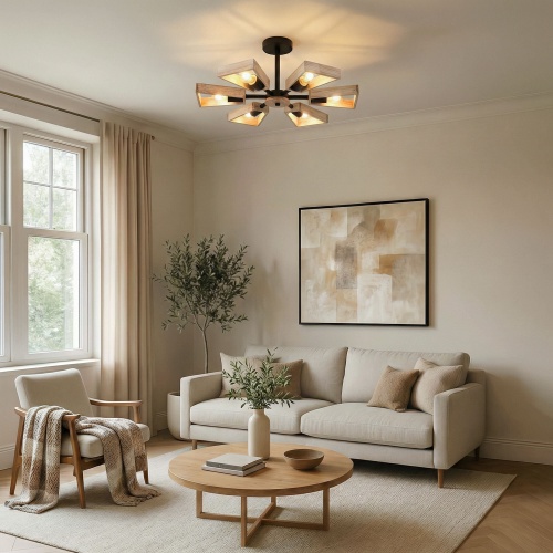 Потолочный светильник Eurosvet 70056/6 черный