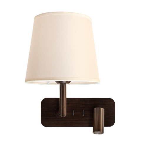 Бра Favourite 2841-1W, настенный светильник, D225xW240xH260, 1xE27x60W, excluded + 1xLEDx1W, 100LM, 3000K, included