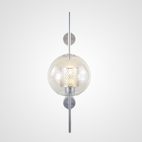 Настенный светильник CATCH WALL ball L55 steel 189444-26
