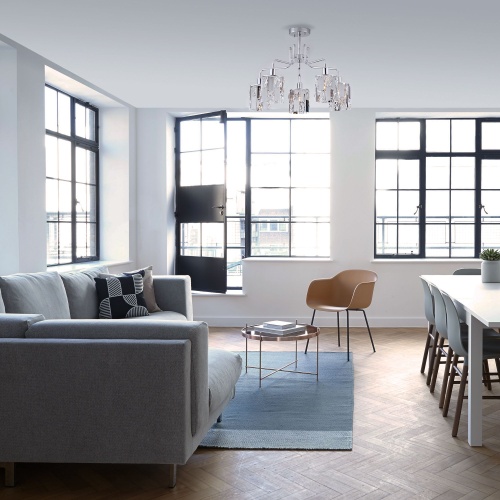 Потолочный светильник Eurosvet 10101/5 хром/прозрачный хрусталь Strotskis