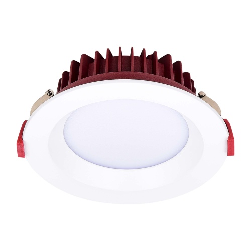 ST752.538.24 Св-к встр. Белый LED 1*24W 3000K 1 920Lm Ra80 100° IP44 D165xH54 100-240VV Встраиваемые светильники