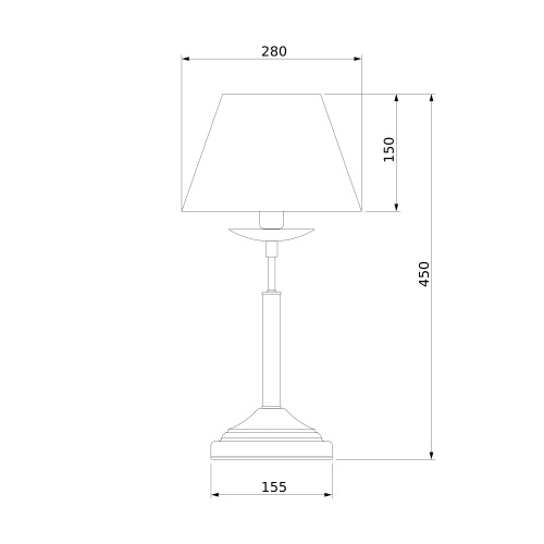 Настольный светильник Eurosvet 01010/1 черный