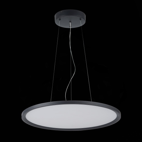 ST602.443.56 Светильник подвесной Черный LED 1*56W 4000K 5 040Lm Ra&gt;80 120 IP20 D600xH36 185-265V Подвесные светильники
