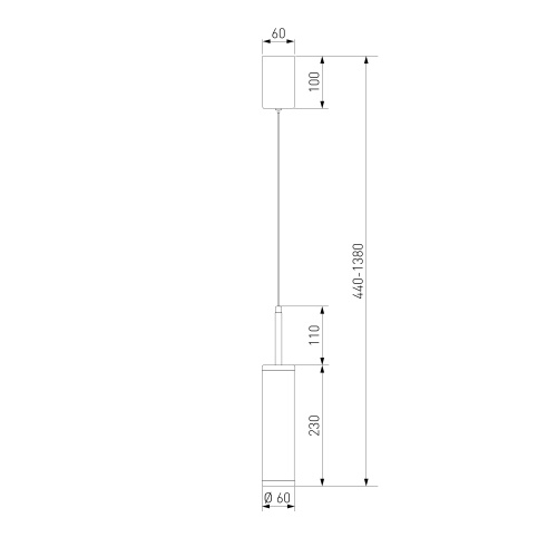 Подвесной светильник Eurosvet 50386/1 LED латунь
