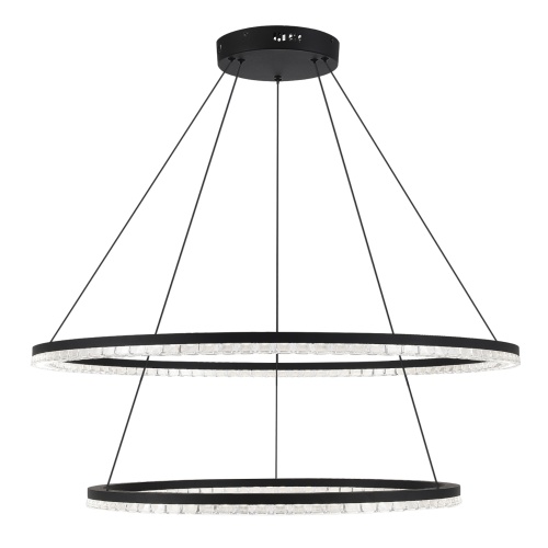 SL1018.403.02 Светильник подвесной ST-Luce черный/прозрачный LED 1*96W 4000K ЭВКЛИДИК