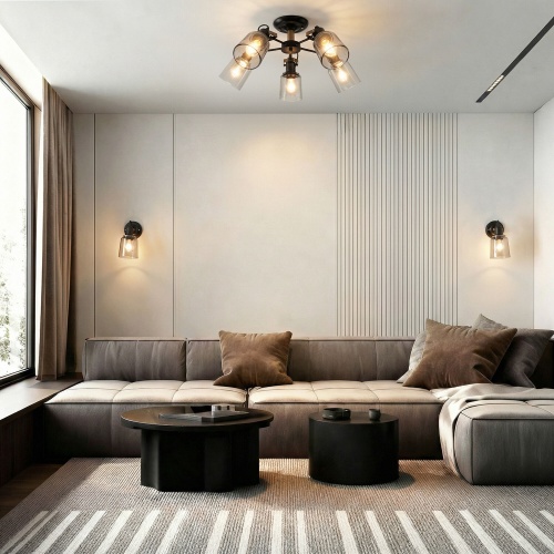 Потолочный светильник Eurosvet 70111/5 черный