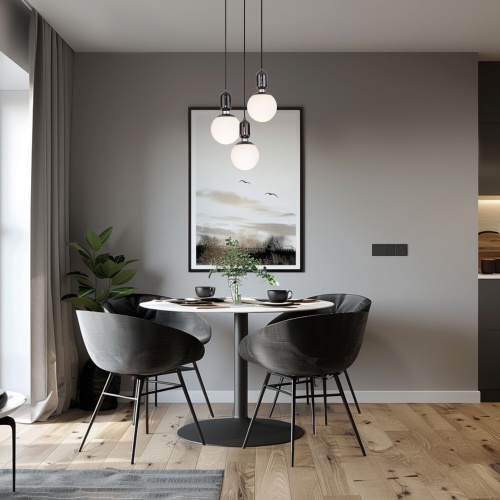 Подвесной светильник Eurosvet 50197/1 черный жемчуг