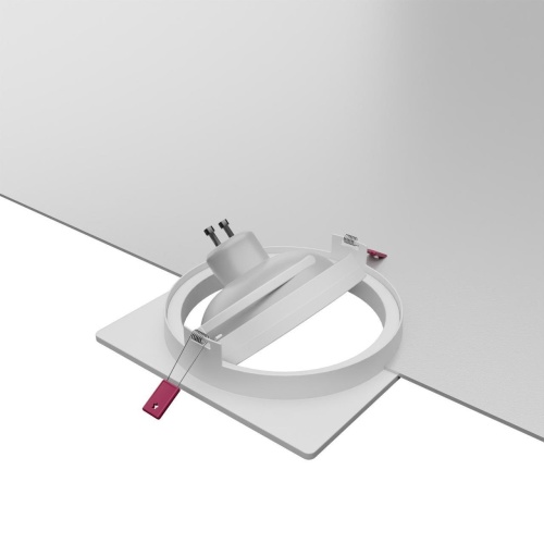 Врезной светильник Favourite 4646-1C, врезной светильник, L92xW92xH28, cutout:D80, 1xGU10x35W, IP20, excluded