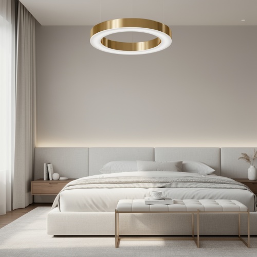 Подвесная люстра Light Ring Horizontal D50 Золотой 177929-22