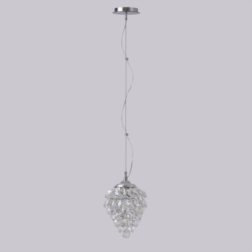 Светильник подвесной Crystal Lux CHARME SP2 CHROME/TRANSPARENT