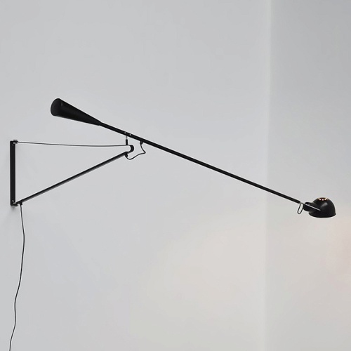 Настенный Светильник Flos Mod 265 Wall Lamp Black By Paolo Rizzatto 205 См от Imperiumloft 248423-01