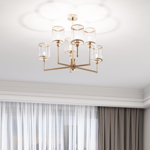 Потолочный светильник Eurosvet 60144/6 золото Smart