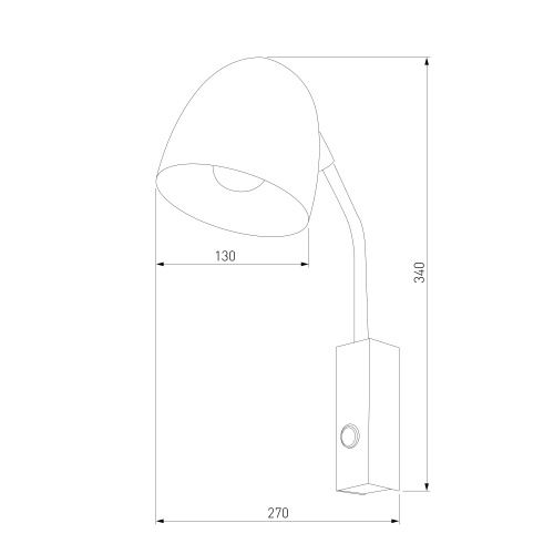 Настенный светильник TK Lighting 4167 Soho