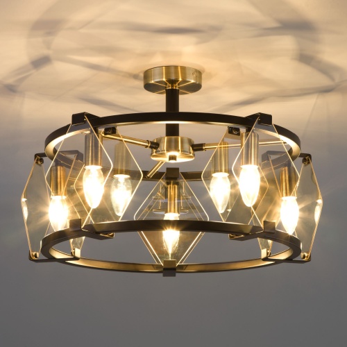 Потолочный светильник Eurosvet 60116/5 черный