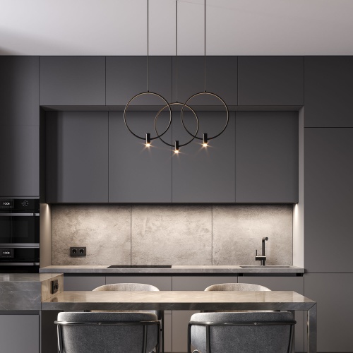  Eurosvet 50257/3 LED/ подвесной светильник/ черный