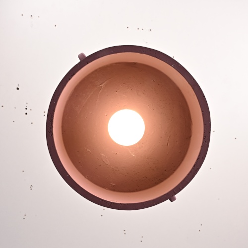 Подвесной бетонный светильник SKOVL A терракот 102054-26