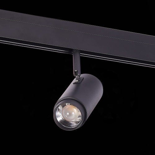 ST357.436.06 Магнитный трековый светильник ZOOM Черный LED 1*6W 3000K 667Lm Ra&gt;80 10-60° IP20 L137xW SKYLINE 48