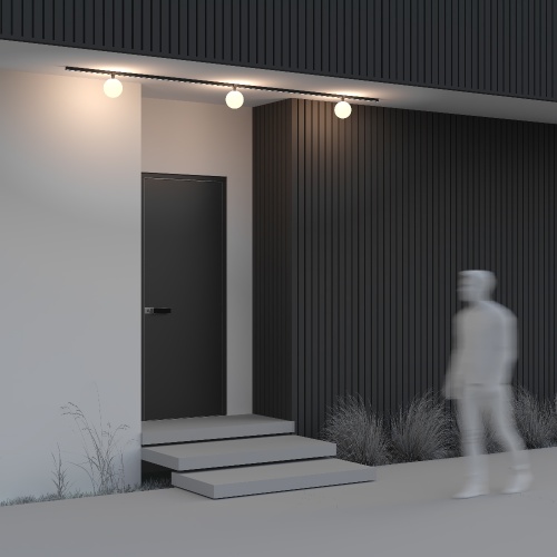 Уличный трековый светильник Outdoor O-TR01-2-S-9WB3K