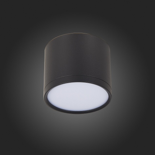 ST113.432.09 Светильник потолочный Черный LED 1*9W 3000K 702Lm Ra&gt;90 120° IP20 D88xH75 170-240V Накладные светильники