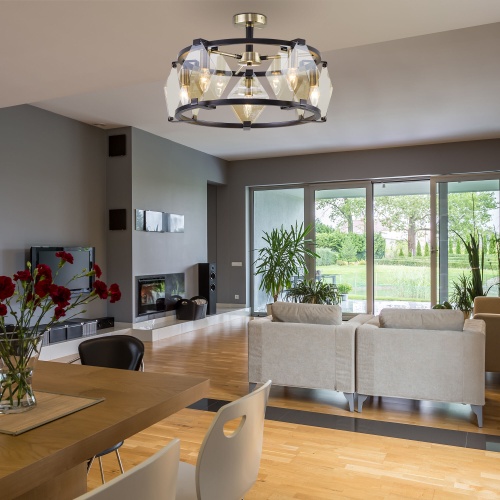 Потолочный светильник Eurosvet 60116/5 черный