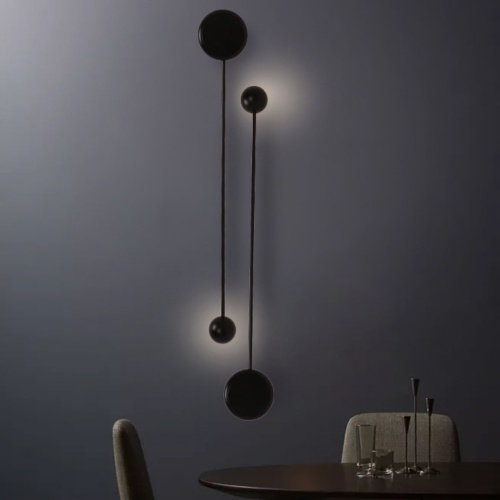 Настенный светильник DOTS C Black Right 346028-26