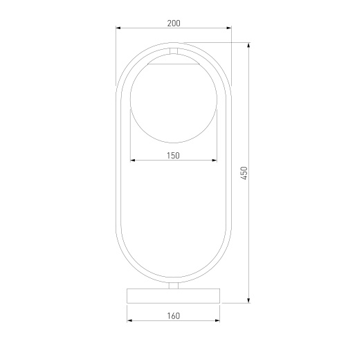 Настольный светильник Eurosvet 01138/1 хром