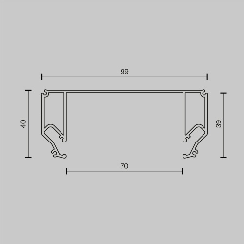 Профиль Technical ALM-9940-SC-B-2M