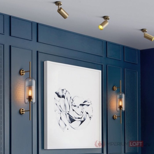 Настенный Светильник Catch Wall Ball L58 Brass от Imperiumloft 189443-26