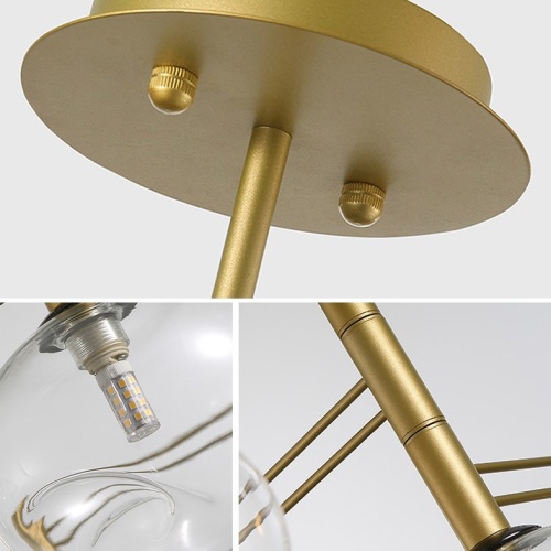 Люстра на штанге TEMPER L10 Gold 229051-26