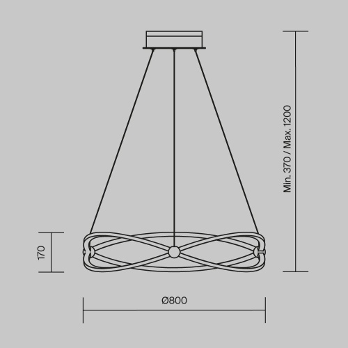 Подвесной светильник Maytoni MOD062PL-L56CH3K