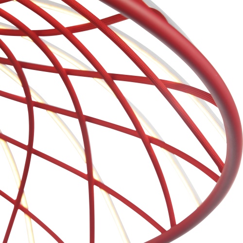 SL6016.603.01 Светильник подвесной ST-Luce Красный/Красный LED 1*20W 3000K БАУНД