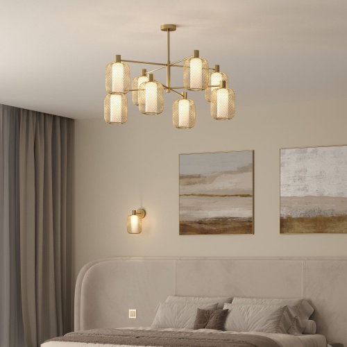  Eurosvet 30192/8 потолочный светильник золото