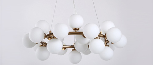Люстра Milk Bubble Round Chandelier от Imperiumloft 73631-22