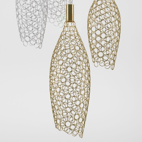 Подвесной светильник Eurosvet 90352/6 золото/хром