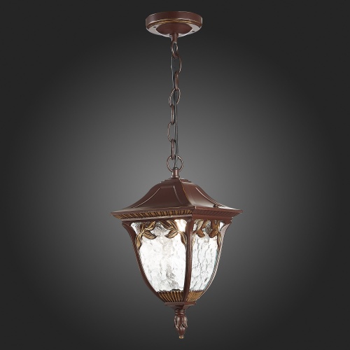 SL083.703.01 Светильник уличный подвесной ST-Luce Кофейный/Кофейный, Прозрачный E27 1*60W CHIANI