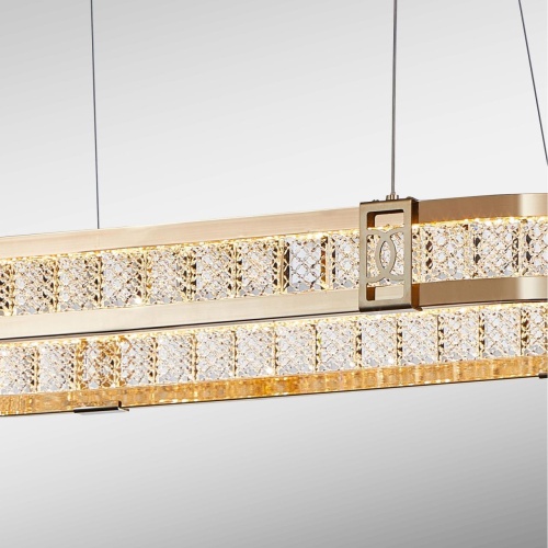 Подвесная люстра Favourite 4206-9P, подвесная люстра, L860xW360xH80/1500, 2xLEDx35W, 7000LM, 3000K, included