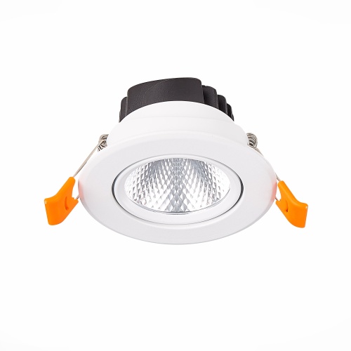 ST211.538.08.36 Св-к встр. Белый LED 1*8W 3000K 640Lm Ra80 36° IP20 D86xH50 220-240V Встраиваемые светильники