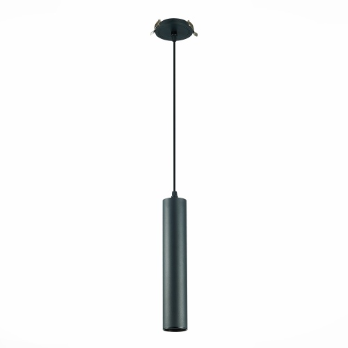 ST151.408.01 Встраиваемый подвесной светильник Черный GU10 1*50W  IP20 D54xH290 220V Без ламп Подвесные светильники