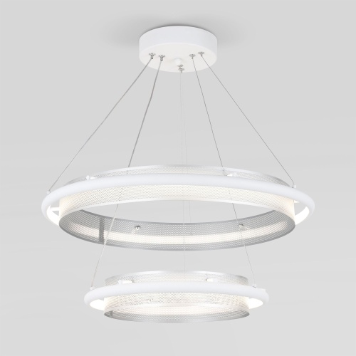 Подвесной светильник Eurosvet 90241/2 белый/ серебро