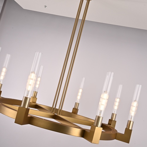 Люстра Canelle Round Chandelier 8 Modern Brass от Imperiumloft 84600-22