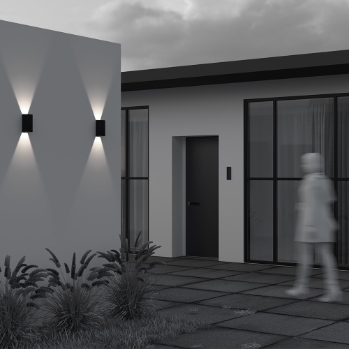 Уличный настенный светильник Outdoor O525WL-L10B3K