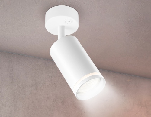 TA120 WH белый GU10 max 12W D70*164*D55_AMB