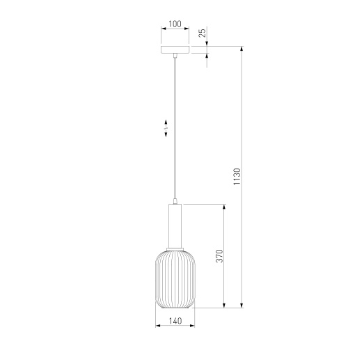 Подвесные светильники Eurosvet 50181/1 дымчатый