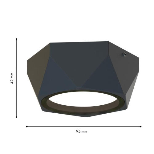 Уличный накладной светильник Favourite 4670-1U, уличный светильник, L110xW95xH42, 1xGX53LEDx15W, IP54, excluded